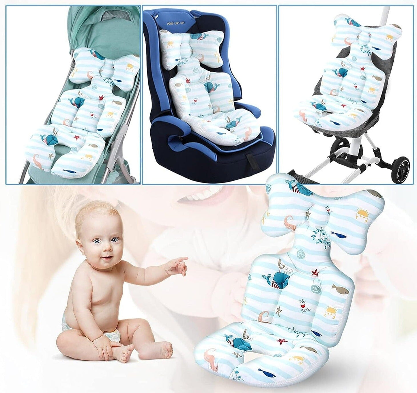 ComfyBabe™ - Coussin siège et poussette Auto - MimeShop
