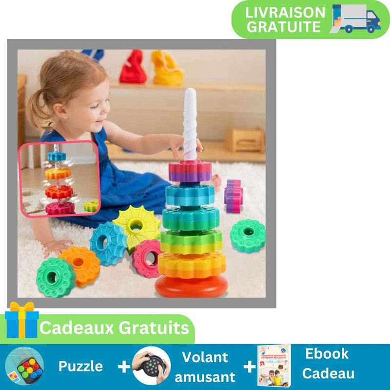 TOUR À ROUE™| TOUR À EMPILER 3-6 ANS