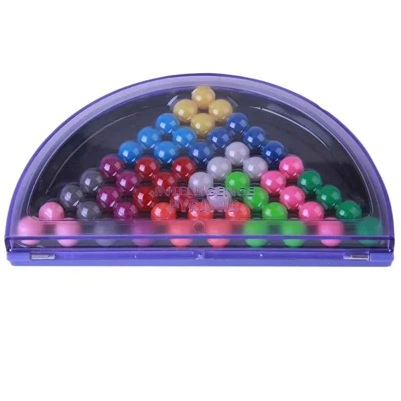 Puzzle classique pyramide plaque IQ perle logique esprit jeu casse-tête jouets éducatifs pour enfants perles jouets puzzles pour enfants