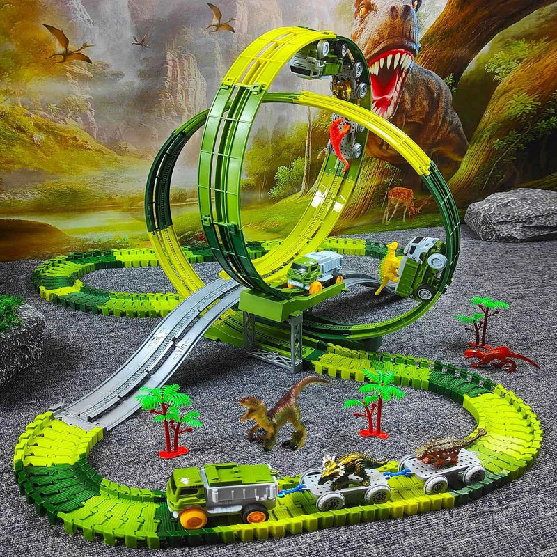 Jouet de piste d'escalade magique électrique pour enfants, voiture d'ingénierie, ensemble de mini-voitures, puzzle pour garçons, jouets de piste, voiture, train, jouets pour enfants