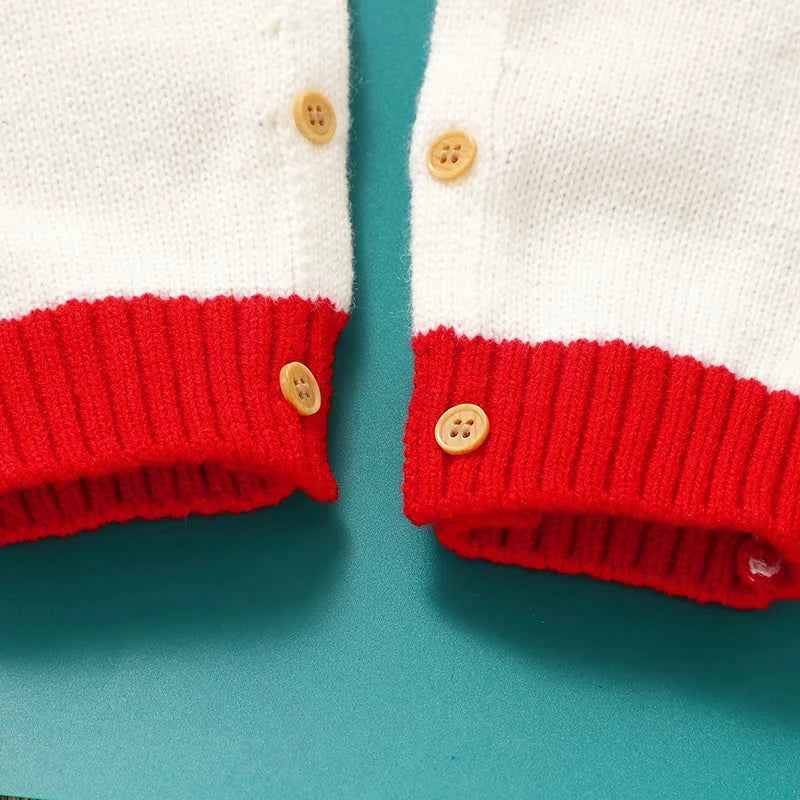 Barboteuse de Noël mignonne et tendance pour bébé, motif élan, vêtements tricotés pour nouveau-né, garçons et filles, 0 à 18 mois, manches longues, salopette chaude