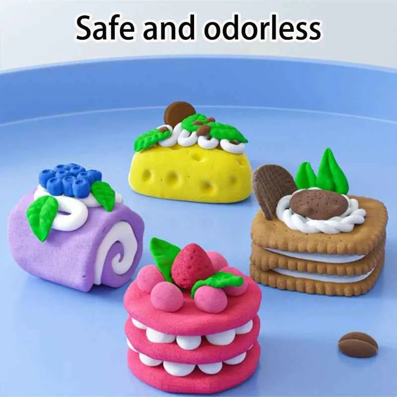 Lot de 12/24/36 argiles colorées séchées à l'air, pour loisirs créatifs, argile plastique ultra légère avec outils de sculpture, pour enfants et amis, cadeaux