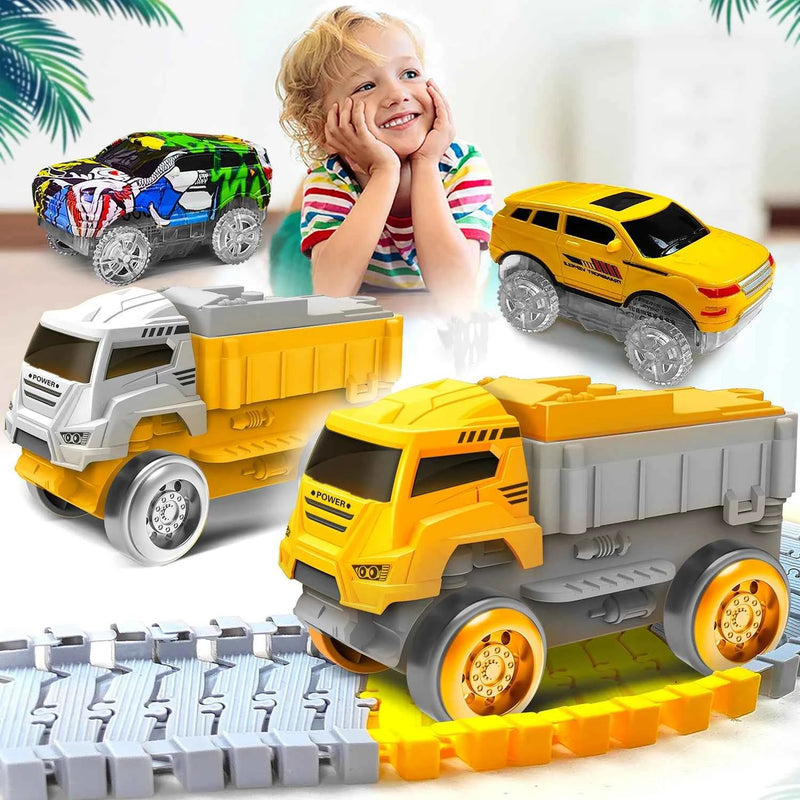 Jouet de piste d'escalade magique électrique pour enfants, voiture d'ingénierie, ensemble de mini-voitures, puzzle pour garçons, jouets de piste, voiture, train, jouets pour enfants