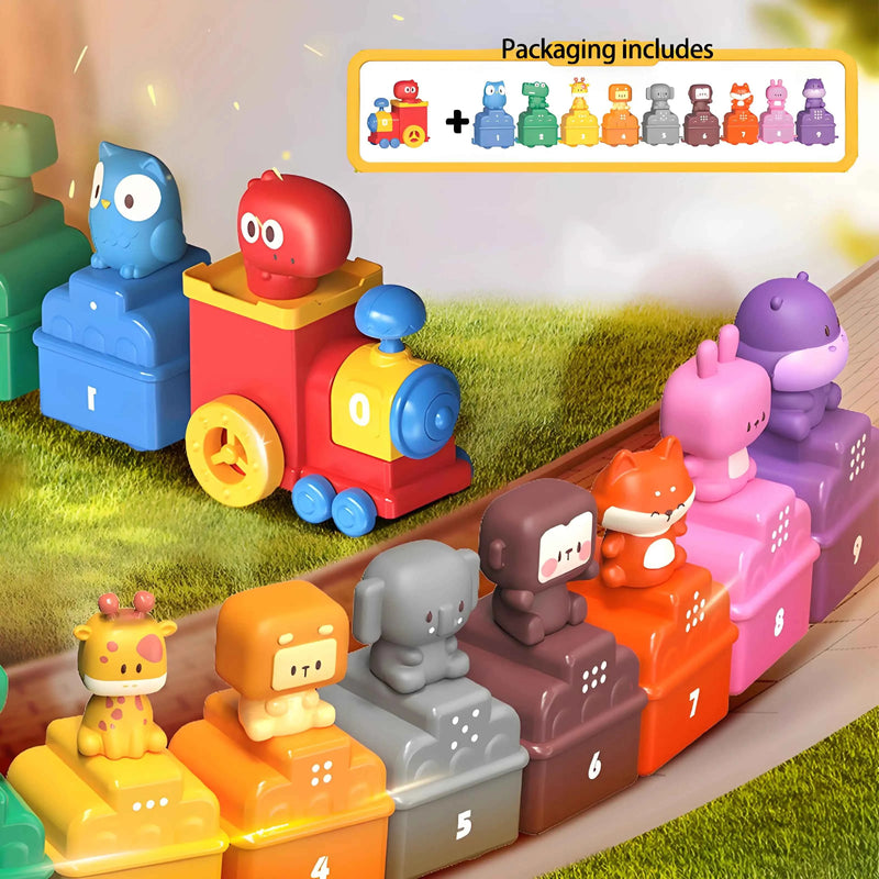 Ensemble de train électrique pour enfants avec vapeur, lumières et musique – Cadeau de Noël