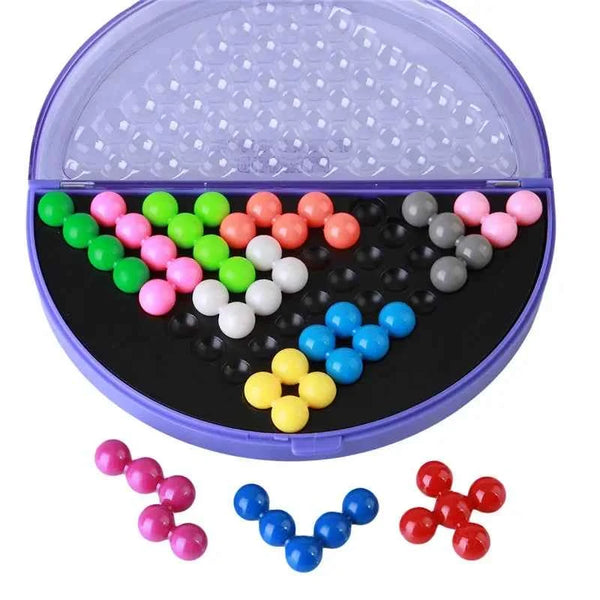 Puzzle classique pyramide plaque IQ perle logique esprit jeu casse-tête jouets éducatifs pour enfants perles jouets puzzles pour enfants