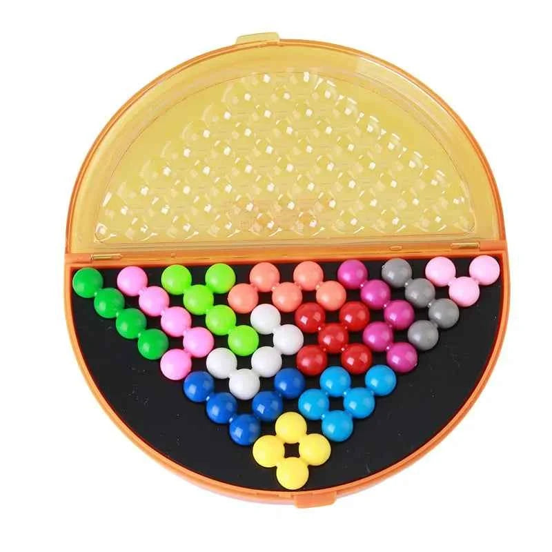Puzzle classique pyramide plaque IQ perle logique esprit jeu casse-tête jouets éducatifs pour enfants perles jouets puzzles pour enfants