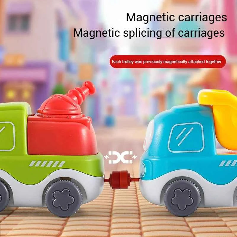 Ensemble de train électrique pour enfants avec vapeur, lumières et musique – Cadeau de Noël