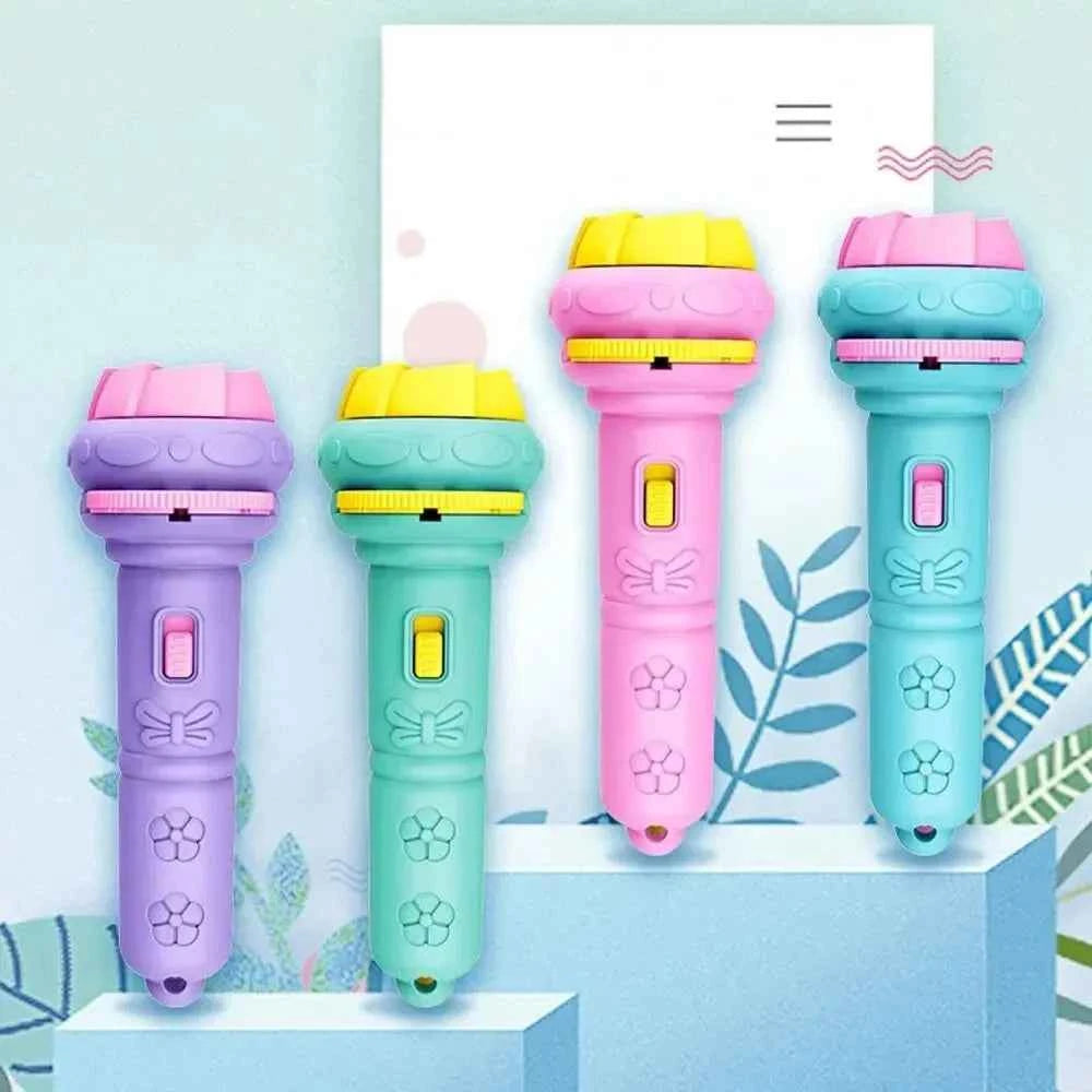 Lampe torche de projection de 10 cartes, 80 motifs créatifs pour enfants, jouet pour bébé, livre d'histoires du soir
