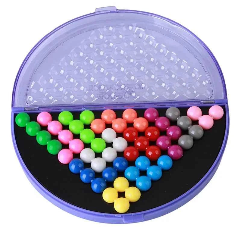 Puzzle classique pyramide plaque IQ perle logique esprit jeu casse-tête jouets éducatifs pour enfants perles jouets puzzles pour enfants