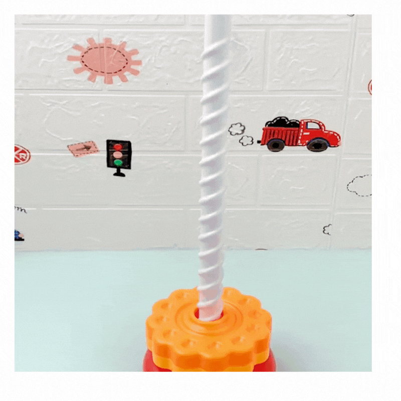 TOUR À ROUE™ | Jouet éducatif enfant 3-6 ans - Tour à empiler