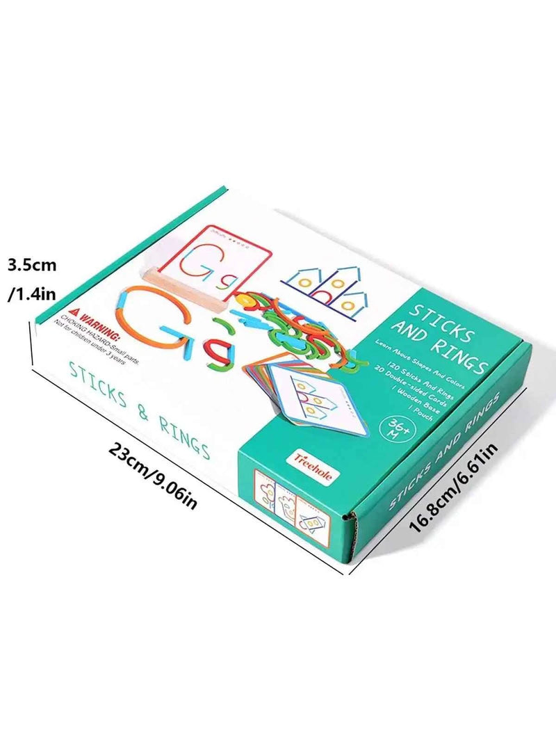 Puzzle créatif à coller et à boucler, développement intellectuel des enfants, éducation précoce, cognition des couleurs des jouets et capacité pratique